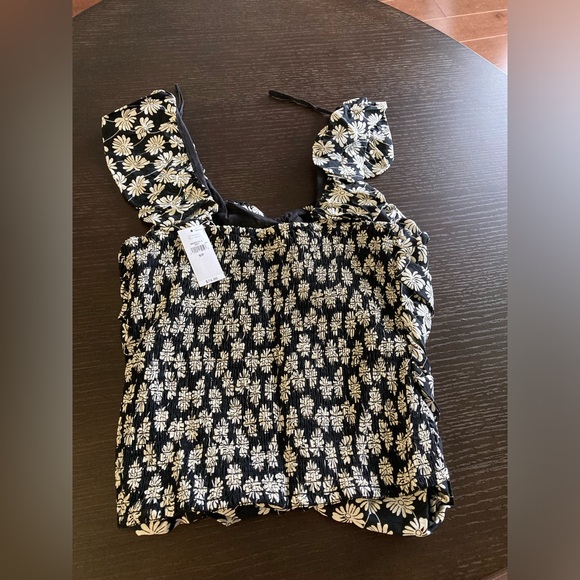 GAP Ruched Floral Top - Picture 7 of 8